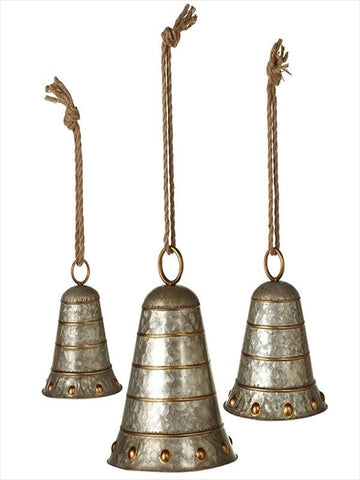 151340 Galvanized Bell Set
