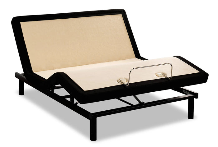 The Tempur-pedic Boost 2.0 Adjustable Base offers ergonomic positions with a raised backrest, leg lift, and foot support bar.