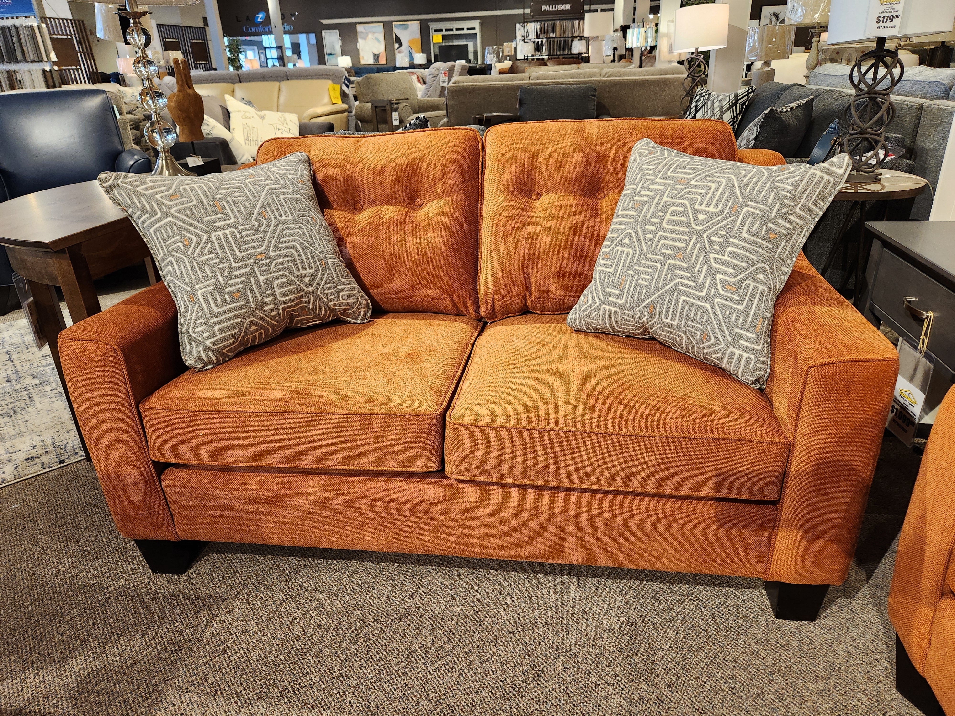 Orange loveseat hotsell