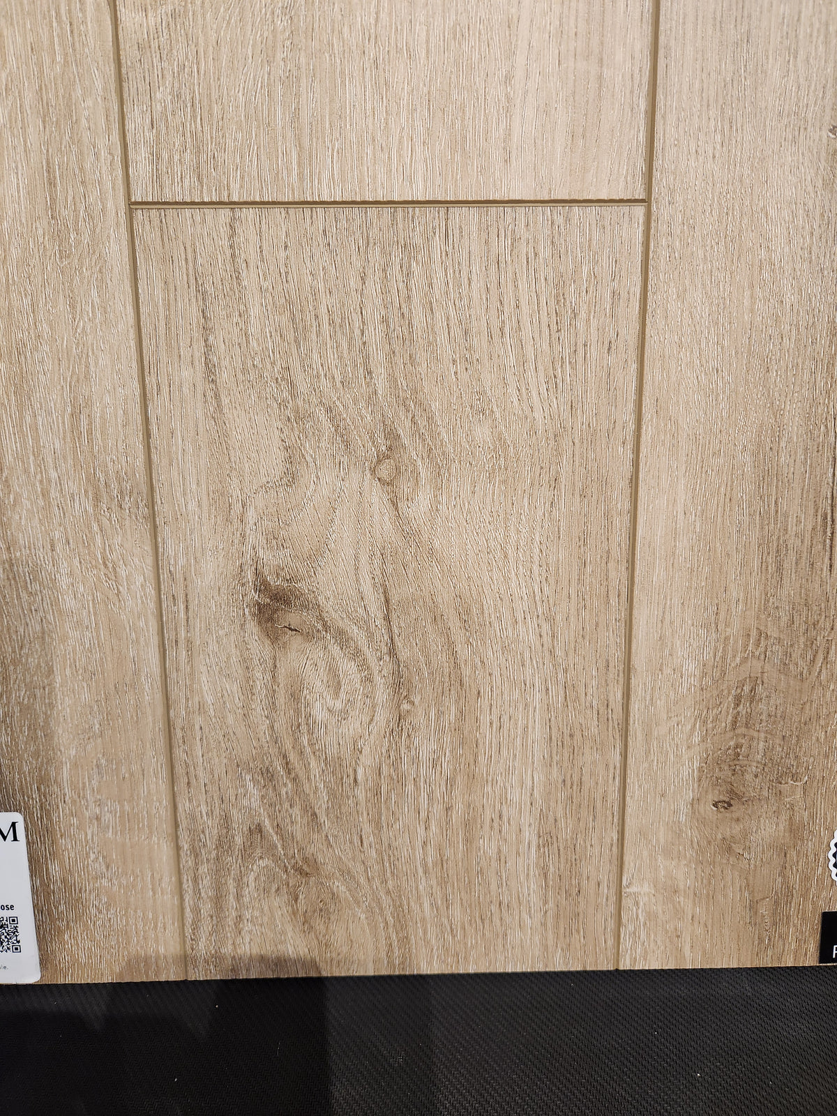 Beckham Brothers Little Ben XL Luxury Vinyl (Click Plank), light brown with visible grain, shown vertically.