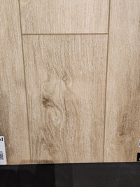 Beckham Brothers Little Ben XL Luxury Vinyl (Click Plank), light brown with visible grain, shown vertically.