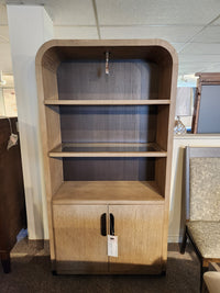 Magnussen D5878 Tristan LT. Brown Dining Cabinet from the dining collection, shown in showroom display.