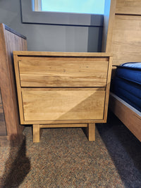 The Handstone JA12 Jasper Nightstand features one drawer and cabinet, inspired by Jasper National Park.