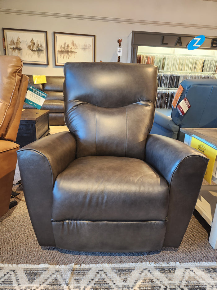 A La-Z-Boy 804 Belmont Power Wall-A-Way Recliner With Heat Tilt is on display in the store.