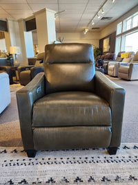 The La-Z-Boy 810 Quinault Power Reclining Chair with Zero G & Headrest is showcased in a showroom with other seating.