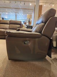 Palliser 41051 Henry Loveseat, part of our upholstery collection, showcased in a showroom with sofas behind.