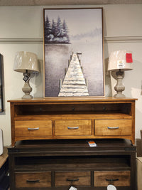 Handstone’s Glengarry HDTV Cabinet showcases handcrafted workmanship in a sleek, practical design.