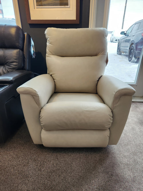 A La-Z-Boy 820 Norton Wall-A-Way Recliner is placed on a carpeted floor near a window and dark armchair.