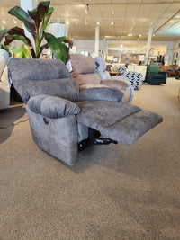 The Best 7MP84 Ellisport Power Space Saver Recliner offers stylish, space-saving comfort in a gray plush finish.