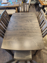 Handstone Parker 7pc Dining Package by Handstone, ideal as small space furniture for a showroom setting.