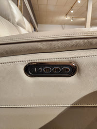 16 WEST Austin Power Recliner Sofa-520157 side panel with USB port and four seat adjustment buttons shown close-up.