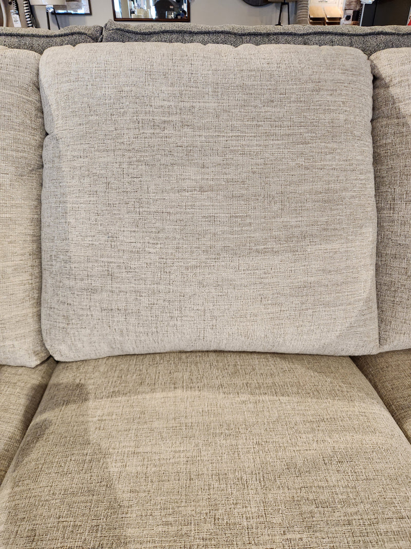 Close-up of Superstyle 9540 Stationary Sofa’s cushioned back with textured upholstery for modern living rooms.