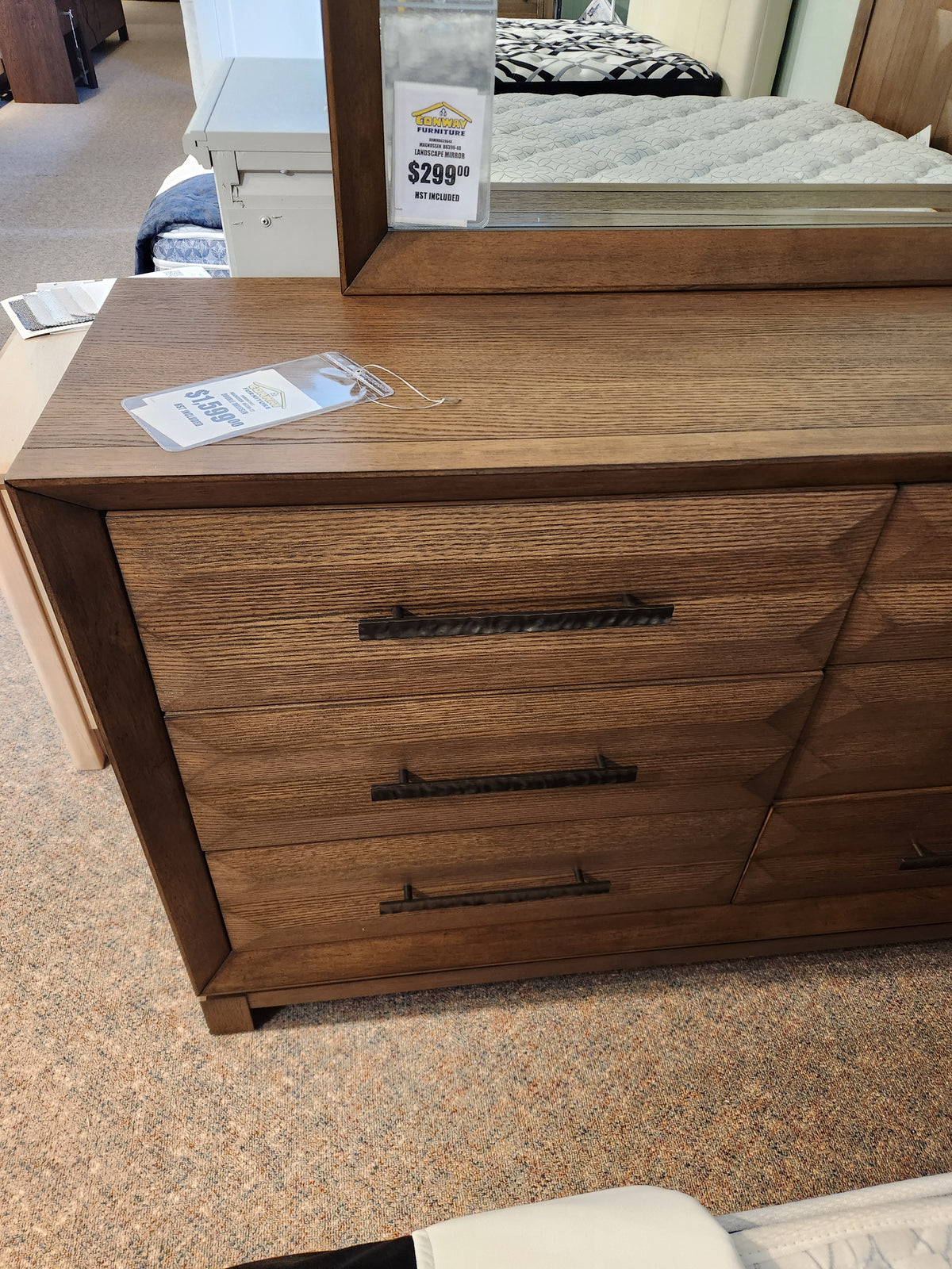 B6396-22 - Double Drawer Dresser