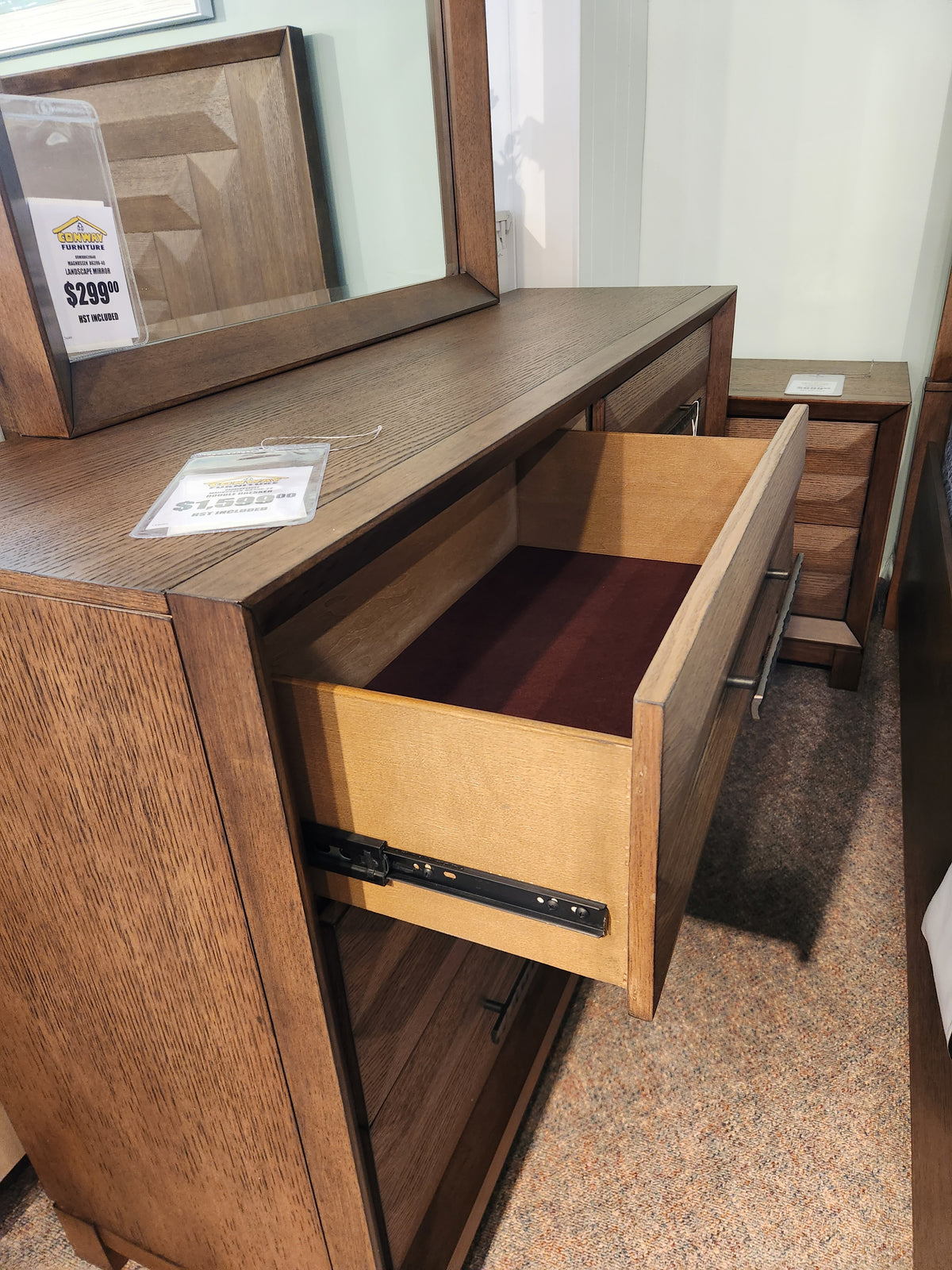 B6396-22 - Double Drawer Dresser