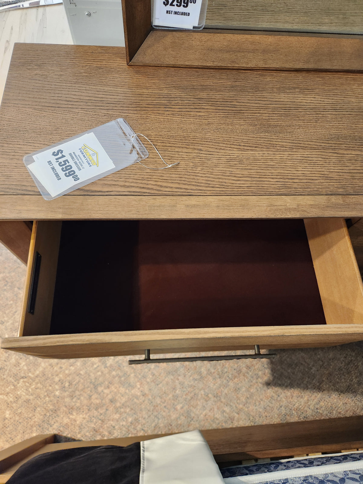 B6396-22 - Double Drawer Dresser