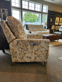 457 Audrey High Leg Reclining Chair w/ Headrest