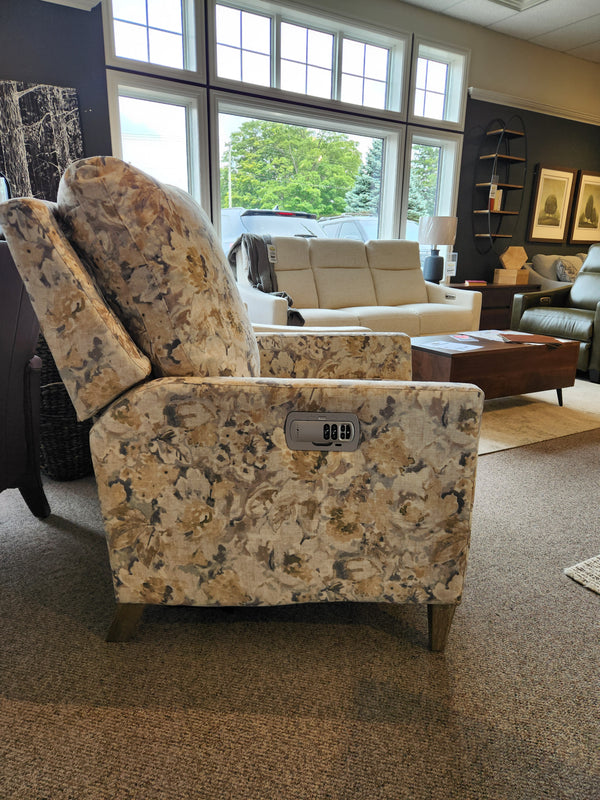 457 Audrey High Leg Reclining Chair w/ Headrest