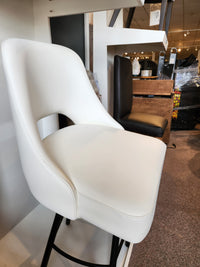 Evora Metal Leg Swivel Counter Chair