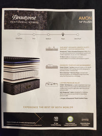 Beauty-rest Amon Hybrid Plush Mattress