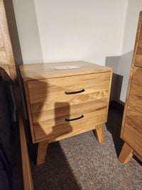 Rocklynd Golden Oak/Cherry 2 Drawer Night Stand