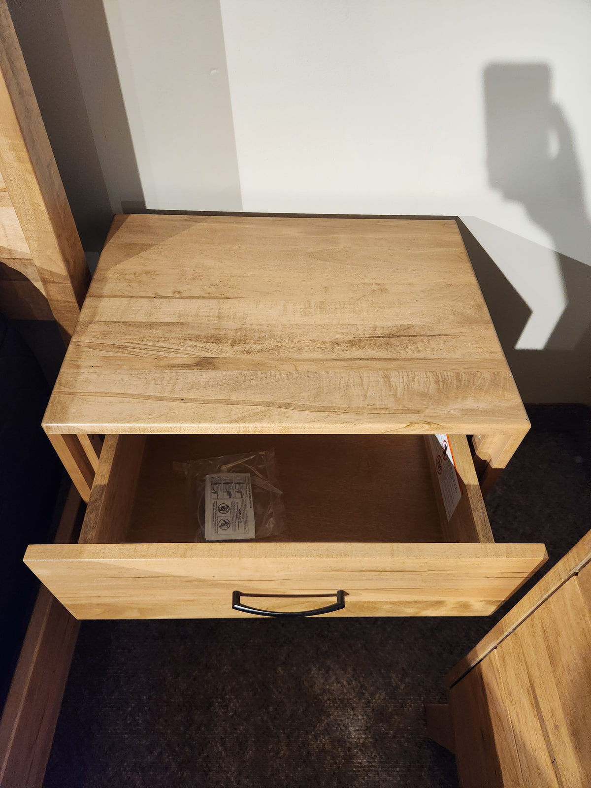 Rocklynd Golden Oak/Cherry 2 Drawer Night Stand