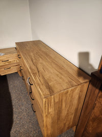 Rocklynd Golden Oak/Cherry Dresser
