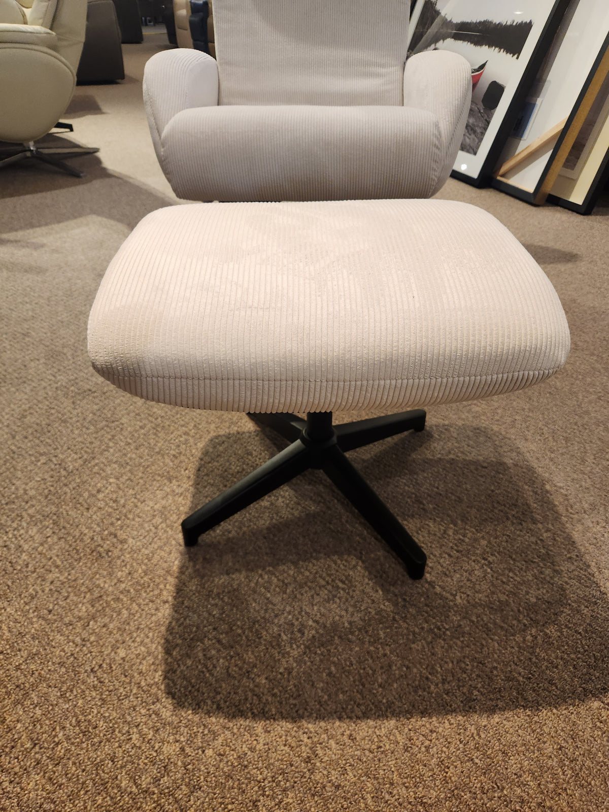 Maya Swivel Recliner with Ottoman