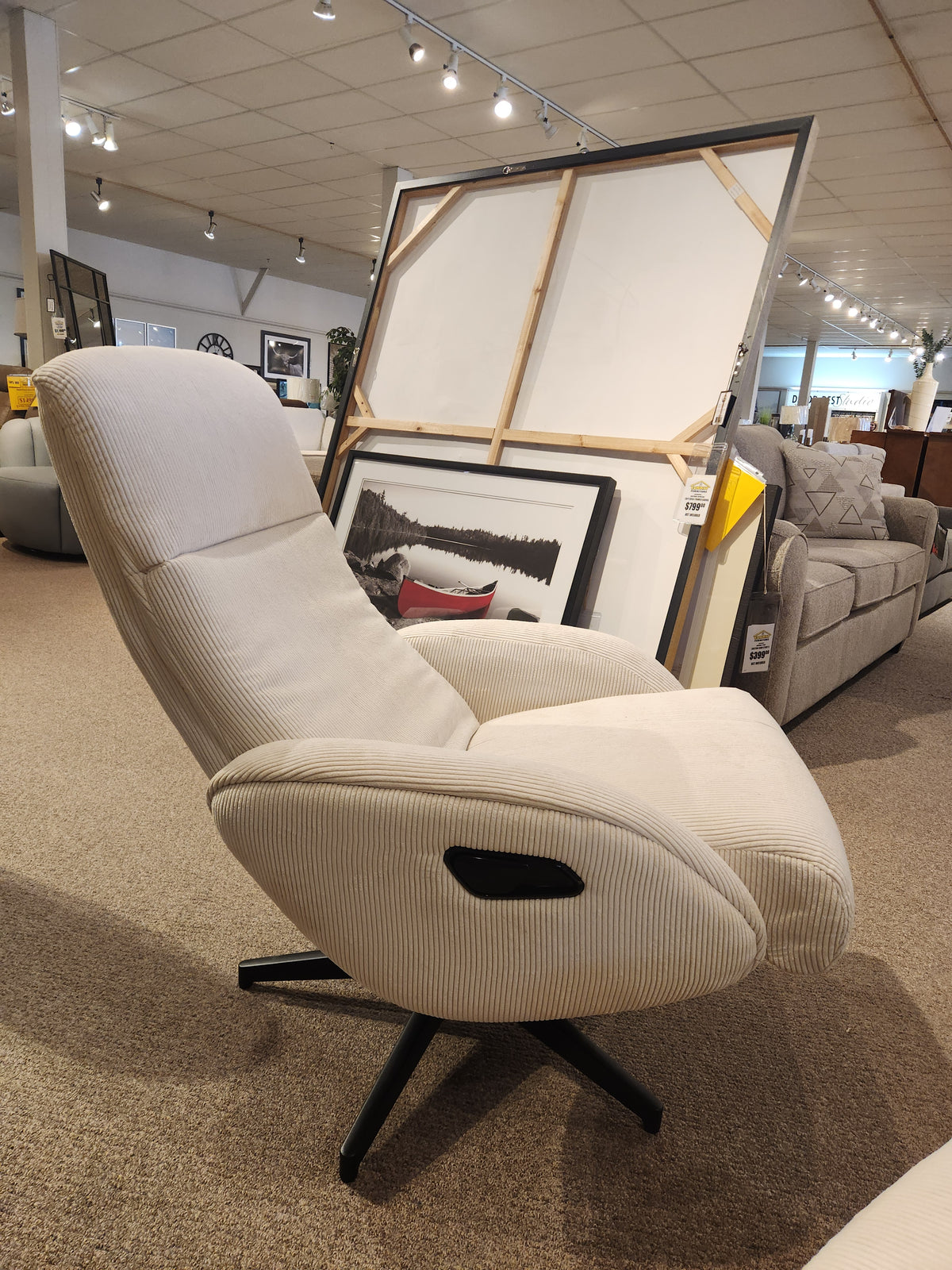 Maya Swivel Recliner with Ottoman
