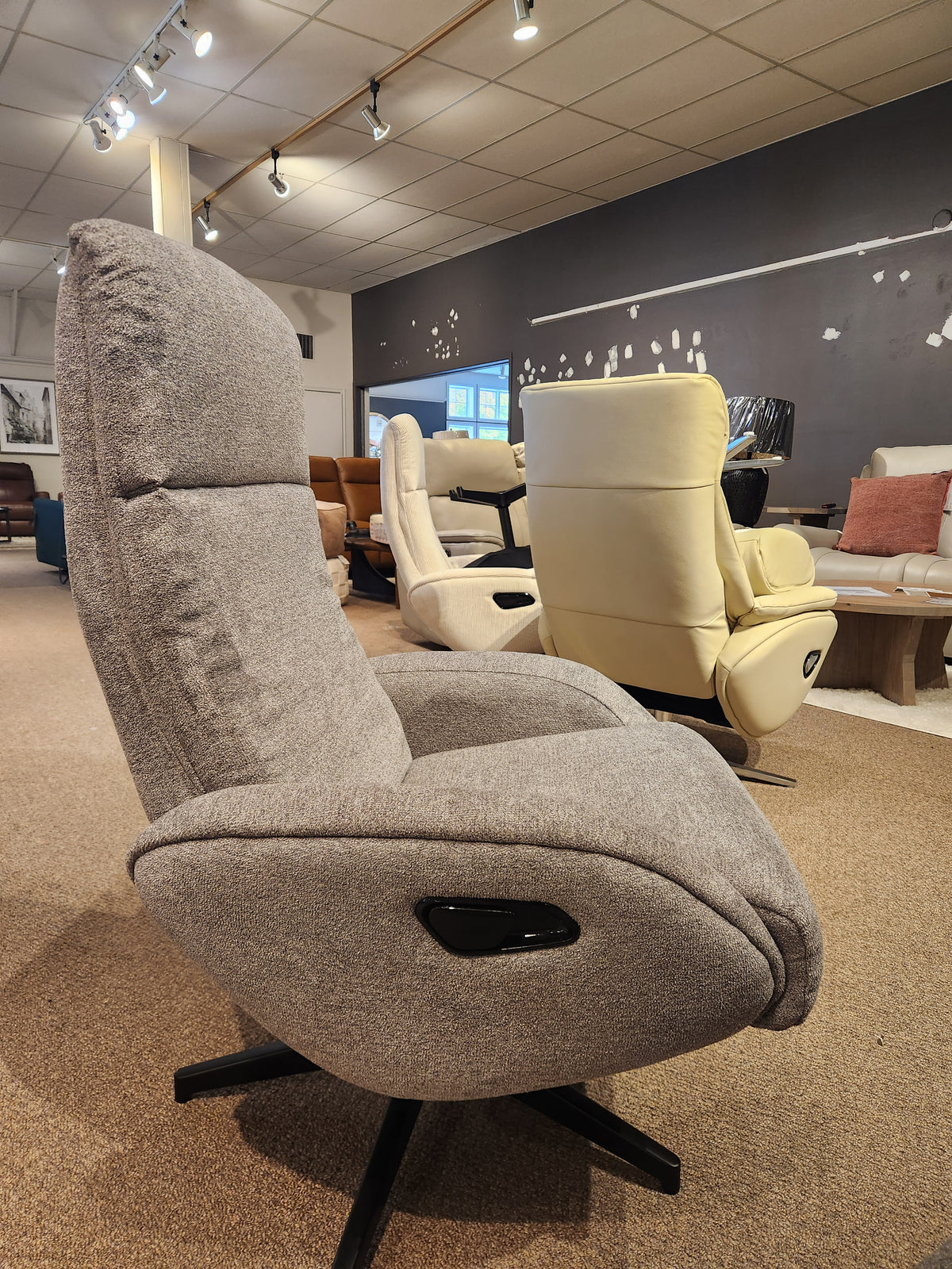Maya Swivel Recliner with Ottoman