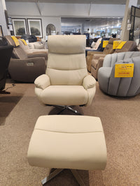 Bella Swivel Recliner with Ottoman