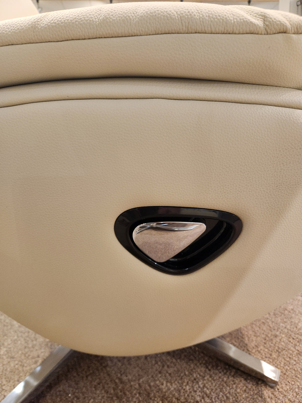 Bella Swivel Recliner with Ottoman