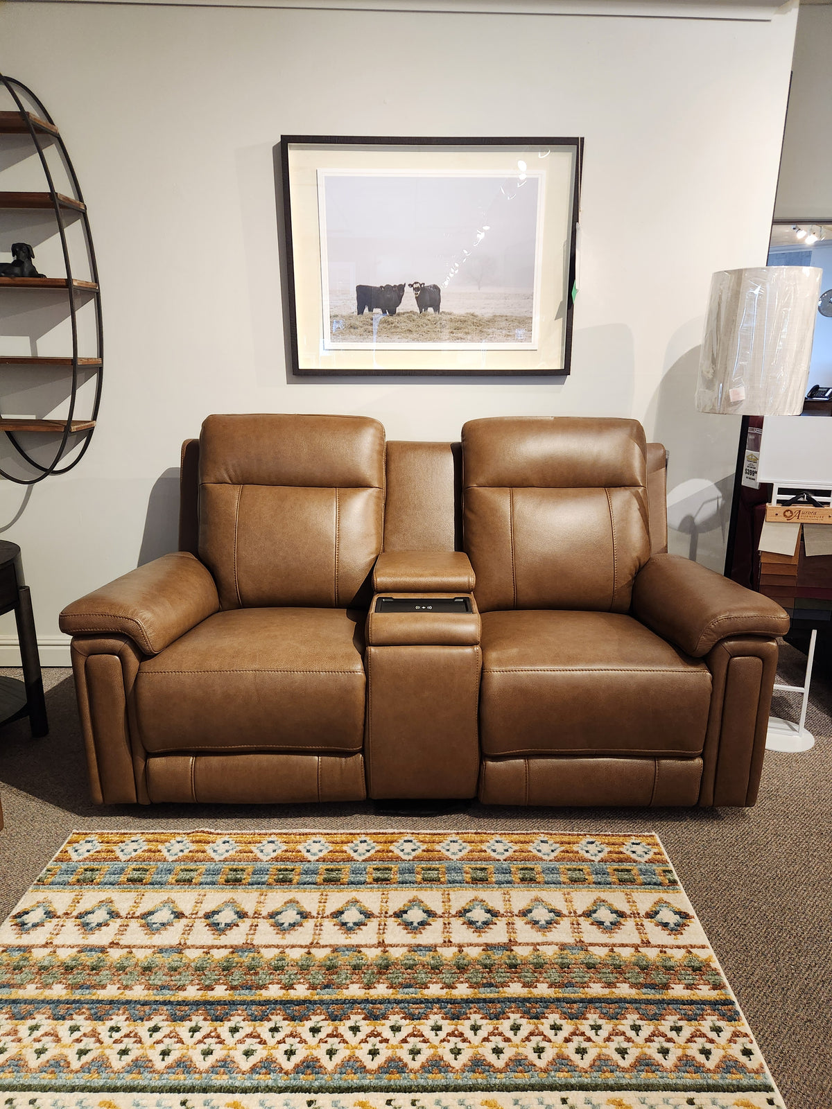 Jordan Reclining console Loveseat