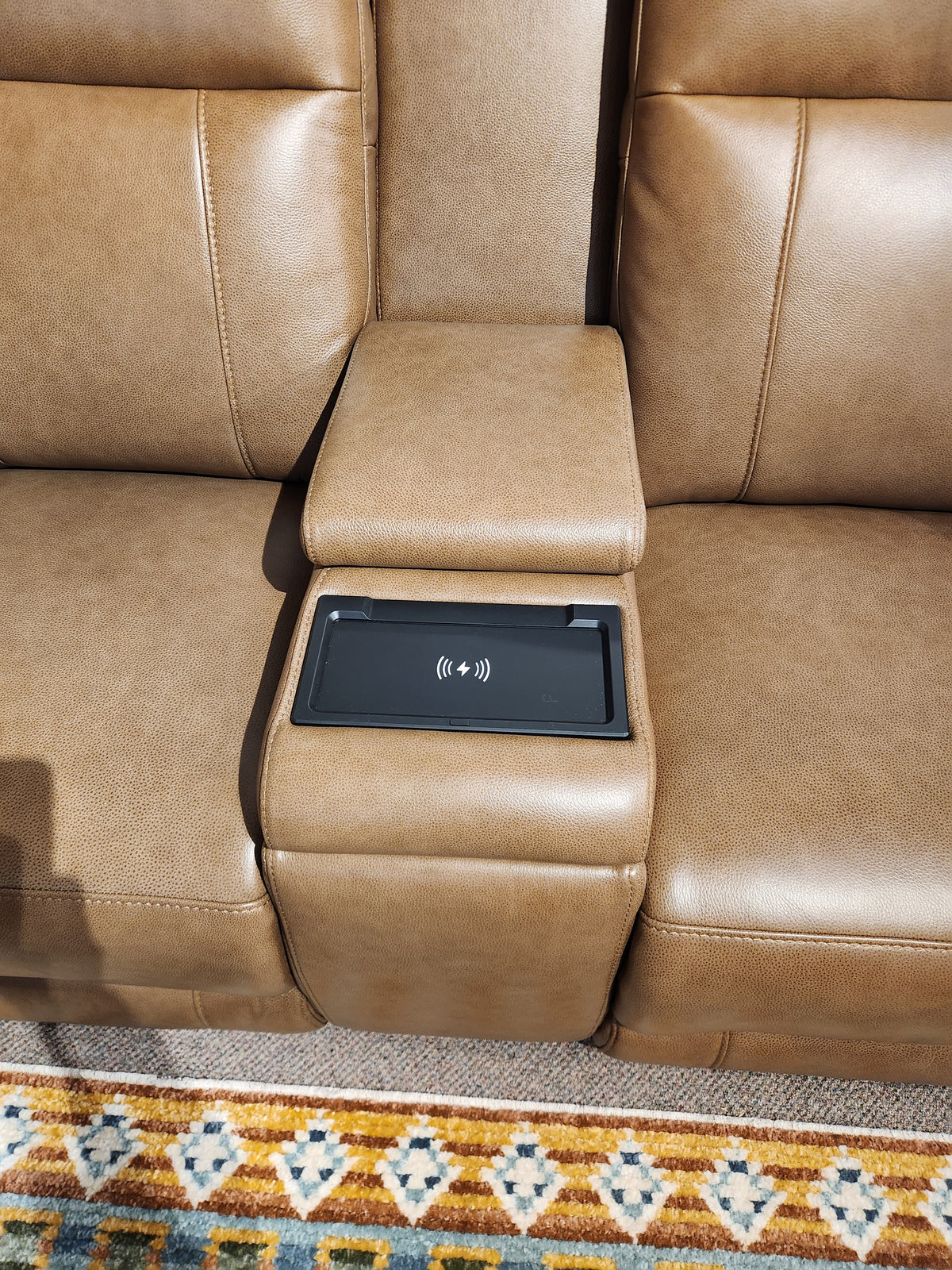 Jordan Reclining console Loveseat