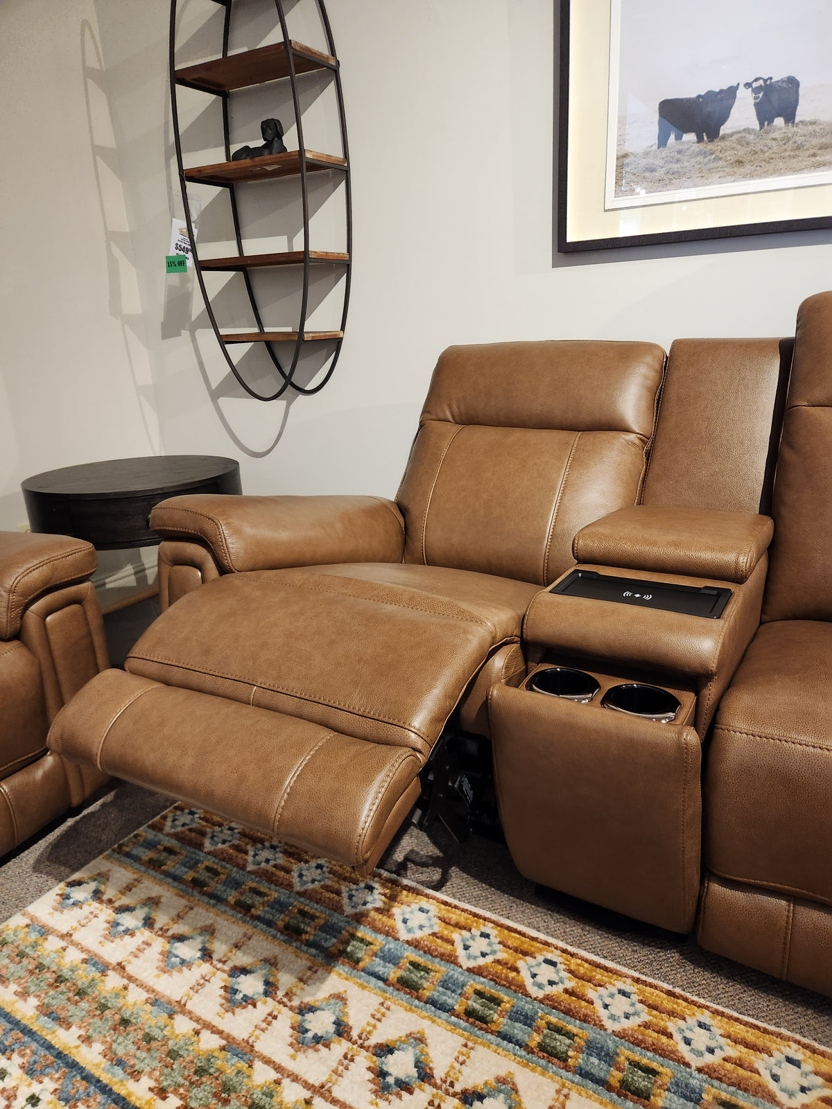 Jordan Reclining console Loveseat