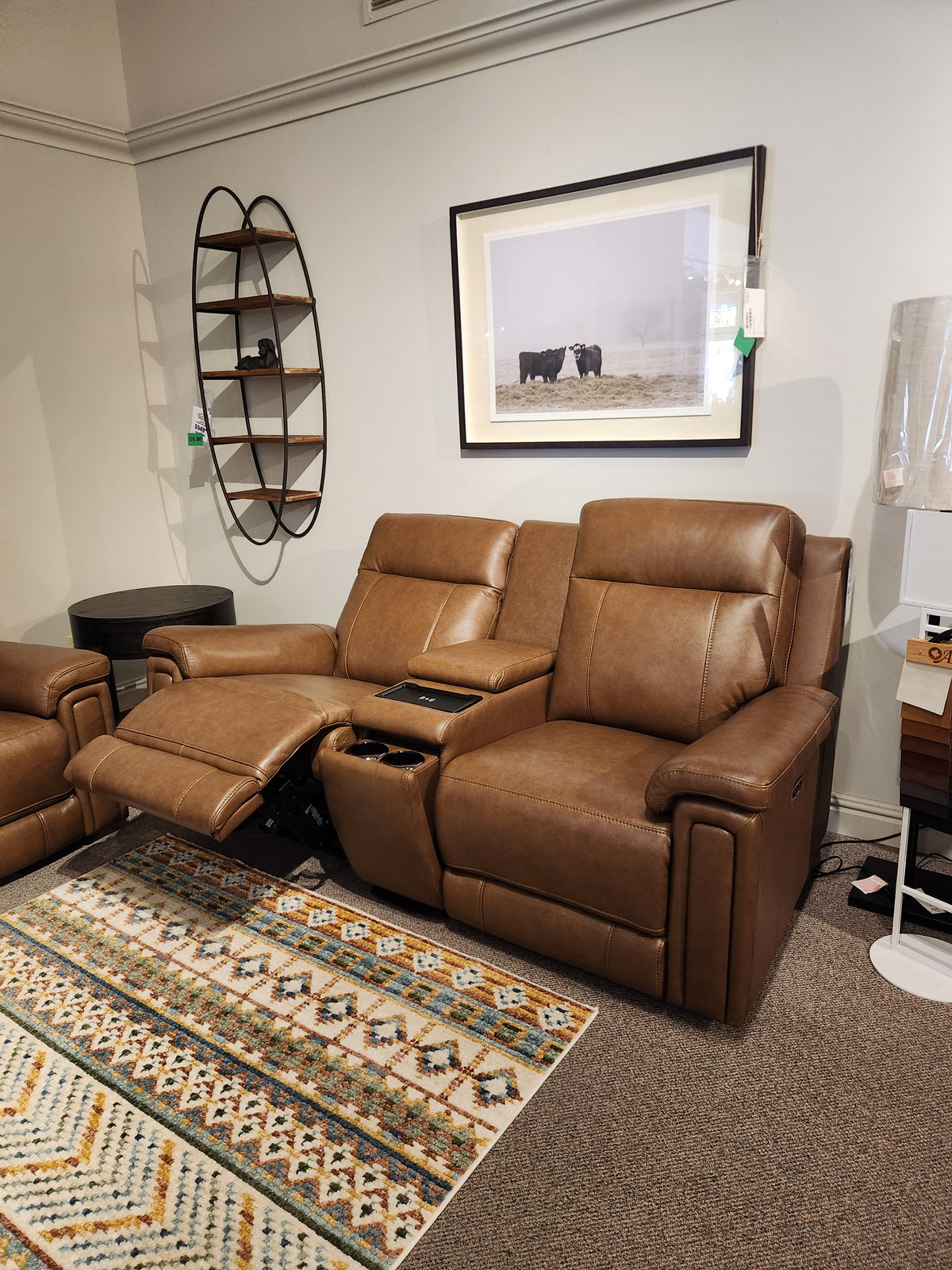 Jordan Reclining console Loveseat