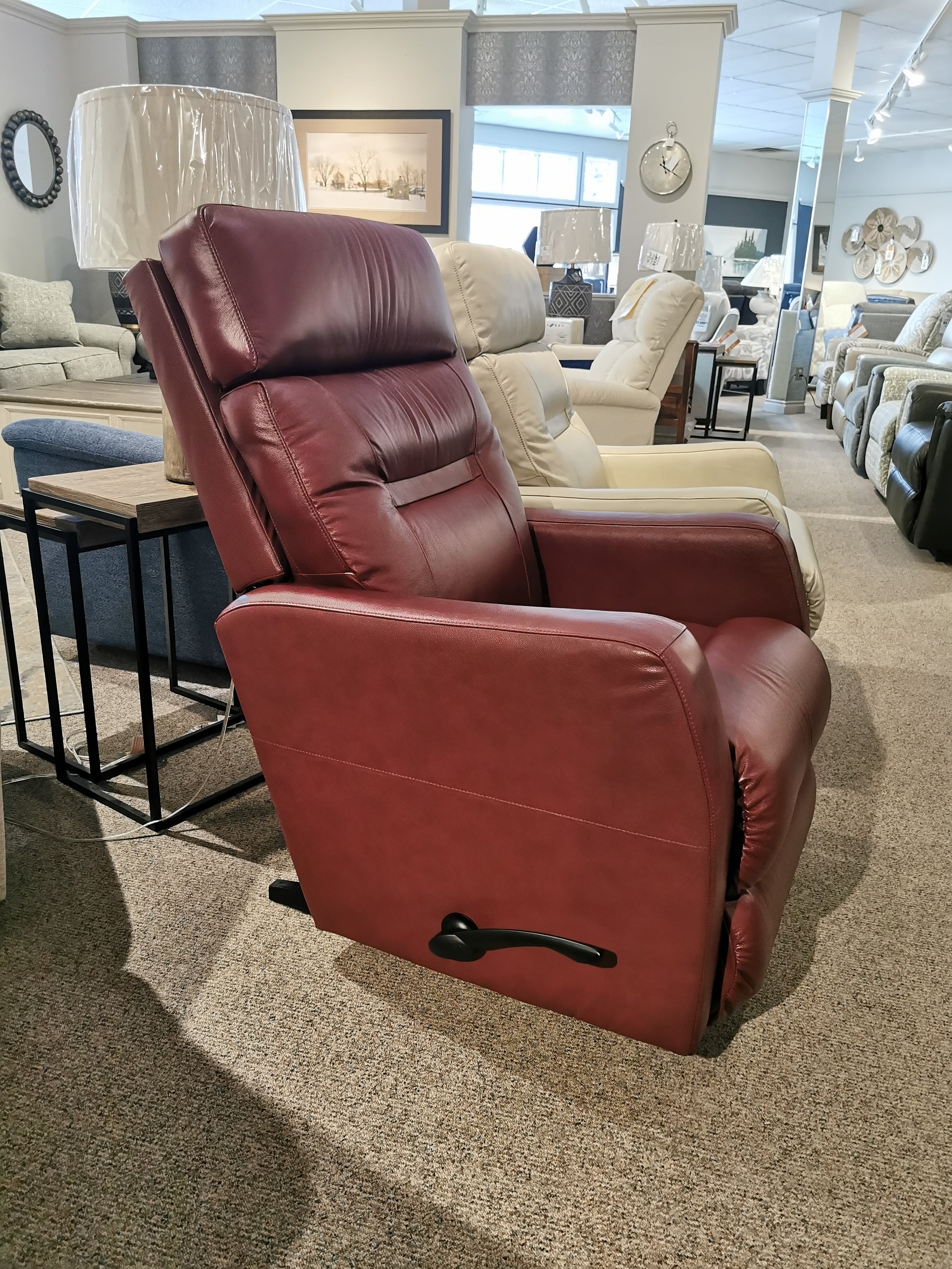 787 Lennon Leather Rocker Recliner – Conway Furniture