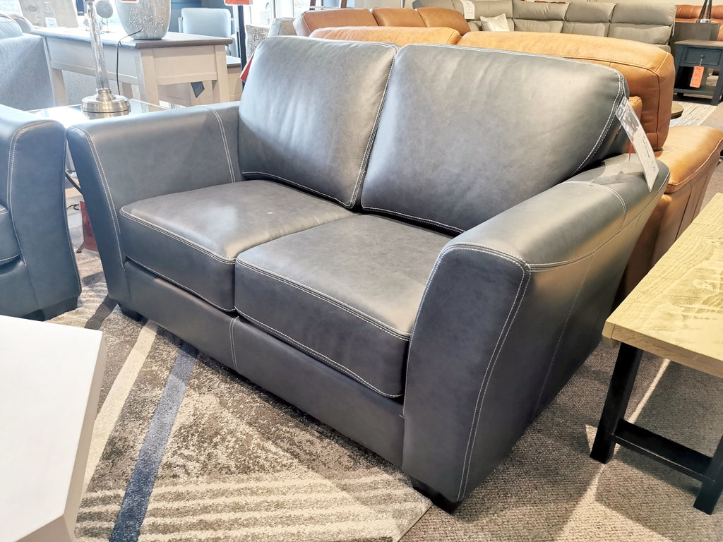 Leather Craft Bayview Leather Loveseat Living Room Conway Furniture