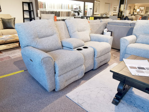702 Easton Power Reclining Console Loveseat
