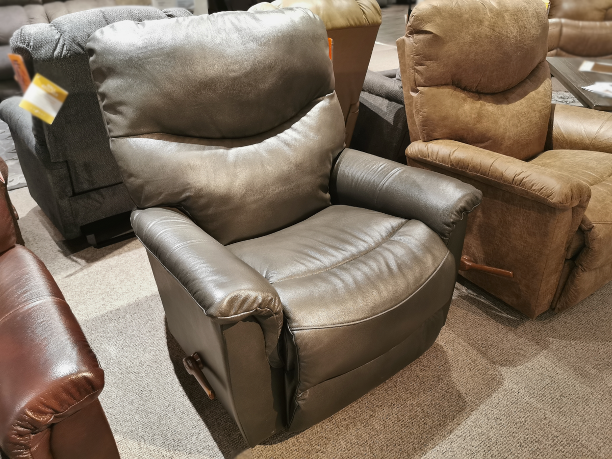 La-Z-Boy 521 James Leather Rocker Recliner Living Room Conway