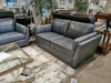 77889 Burnam leather sofa