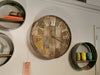 83457 Wine Barrel Wood Wall Clock