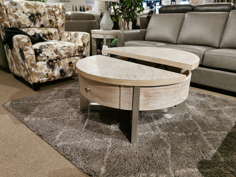 Urlander Round Cocktail Lift Table