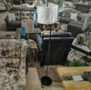 W-1429 Black Swing-Arm Floor Lamp