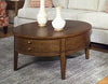 Wooden Round Cocktail Table