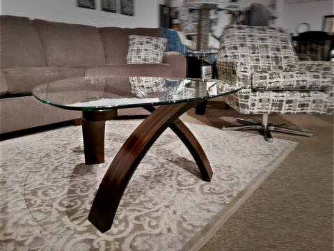T 1396 Allure Glass Coffee Table