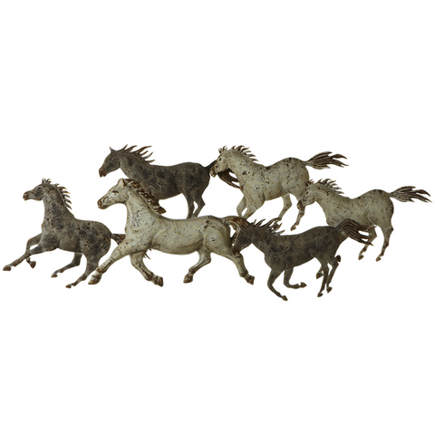 138808 Horse Metal Wall Decor