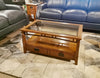 4013 Glass-top Cocktail Table