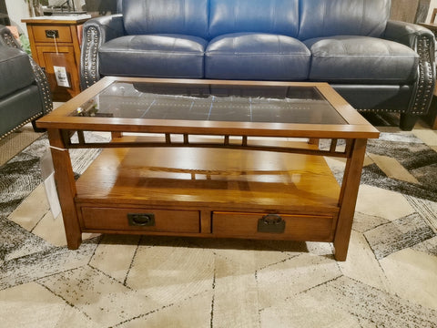 4013 Glass-top Cocktail Table