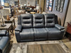 41063 Leighton Leather Power Sofa
