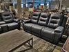 41063 Leighton Leather Power Sofa